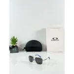 Premium Oakley Sunglasses Silver Black For Men (BOT3537) - stayhit.in