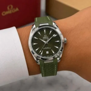 Premium Omega Aqua Terra Watch 150m Automatic Green For Men (FGS160) - stayhit.in
