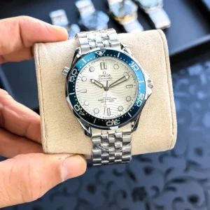Premium Omega Auto Watch Silver White For Men (JH457) - stayhit.in