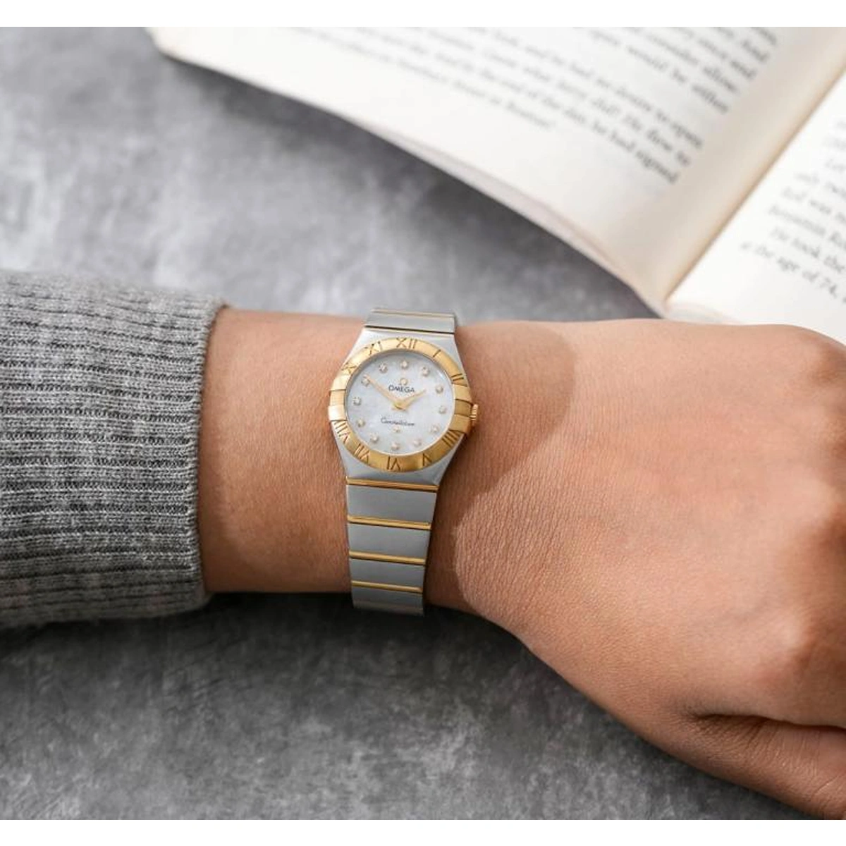Premium Omega Constellation Sedna Watch Gold White For Women (WS316) - stayhit.in Premium Omega Constellation Sedna Watch Gold White For Women (WS316) - stayhit.in