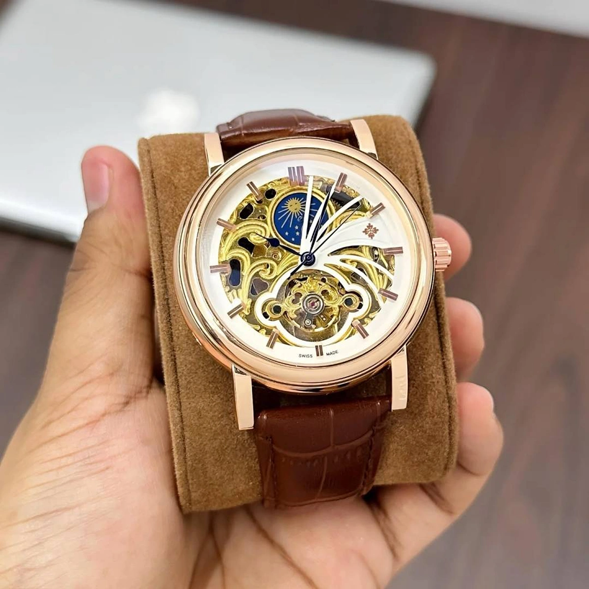 Premium Patek Philippe Automatic Watch For Men (SOS166) - stayhit.in Premium Patek Philippe Automatic Watch For Men (SOS166) - stayhit.in