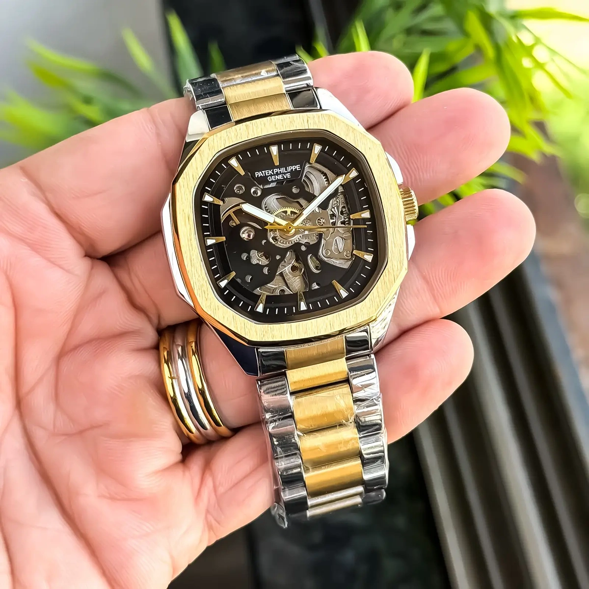 Premium Patek Philippe Watch Auto Gold TT Black For Men (JH455) - stayhit.in Premium Patek Philippe Watch Auto Gold TT Black For Men (JH455) - stayhit.in