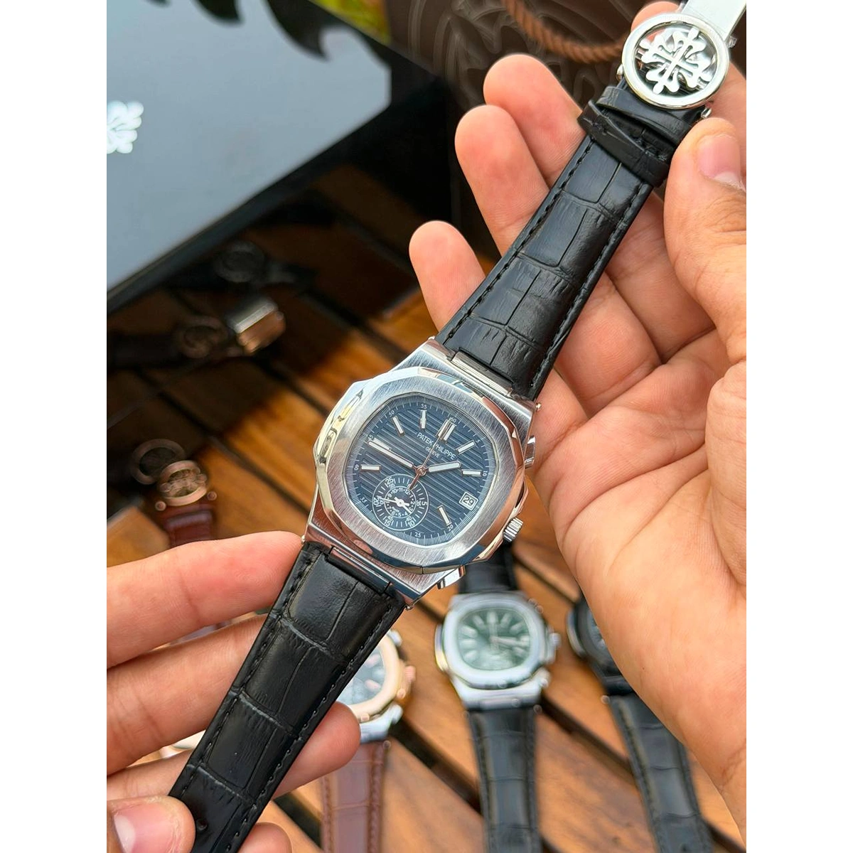 Premium Patek Philippe Watch Chrono Working For Men (FGS46) - stayhit.in Premium Patek Philippe Watch Chrono Working For Men (FGS46) - stayhit.in