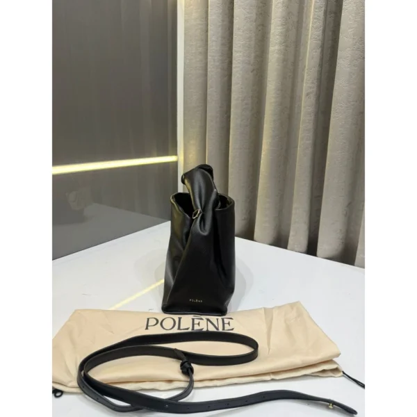 Premium Polene Numero Mini Bag Black Leather With Dust Bag For Women (LAB817) - stayhit.in Premium Polene Numero Mini Bag Black Leather With Dust Bag For Women (LAB817) - stayhit.in