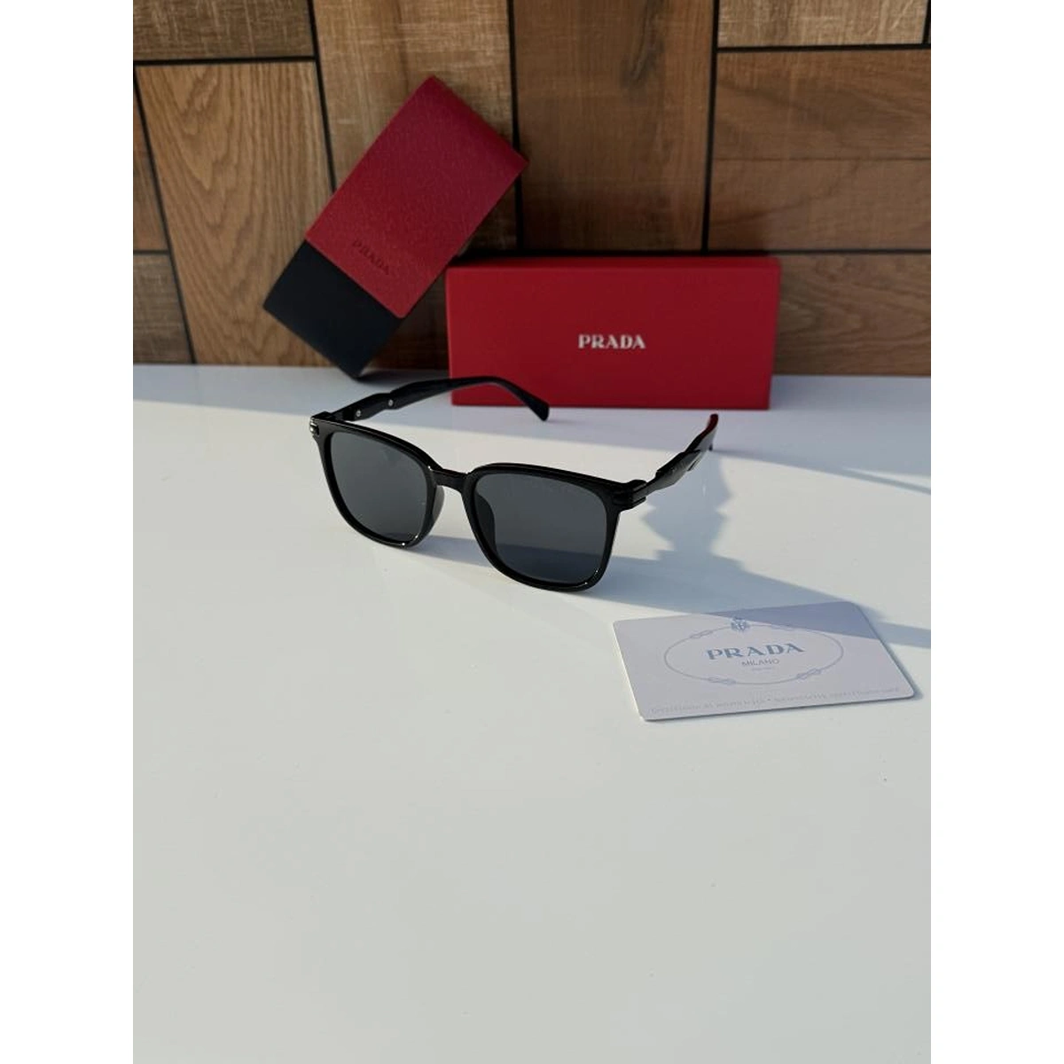 Premium Prada Sunglasses Full Black For Men (BOT3250) - stayhit.in Premium Prada Sunglasses Full Black For Men (BOT3250) - stayhit.in