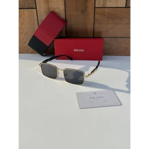 Premium Prada Sunglasses Gold Black For Men (WS39) - stayhit.in