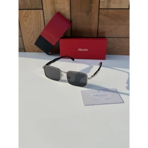 Premium Prada Sunglasses Silver Black For Men (BOT3420) - stayhit.in