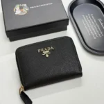 Premium Prada Wallet Saffiano Leather Zip With Box For Women (LAB1159) - stayhit.in
