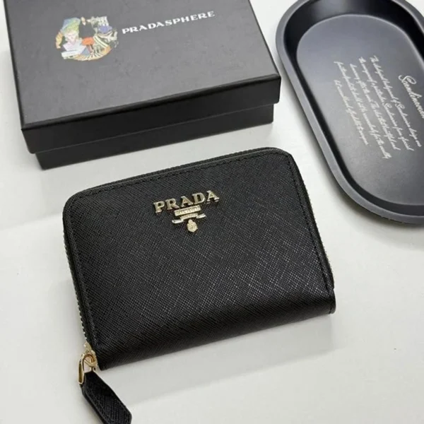 Premium Prada Wallet Saffiano Leather Zip With Box For Women (LAB1159) - stayhit.in Premium Prada Wallet Saffiano Leather Zip With Box For Women (LAB1159) - stayhit.in
