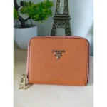 Premium Prada Wallet Saffiano Leather Zip With Box For Women (LAB1160) - stayhit.in