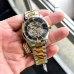 Premium Rado Auto Watch Gold TT Black For Men (BOT3926) - stayhit.in
