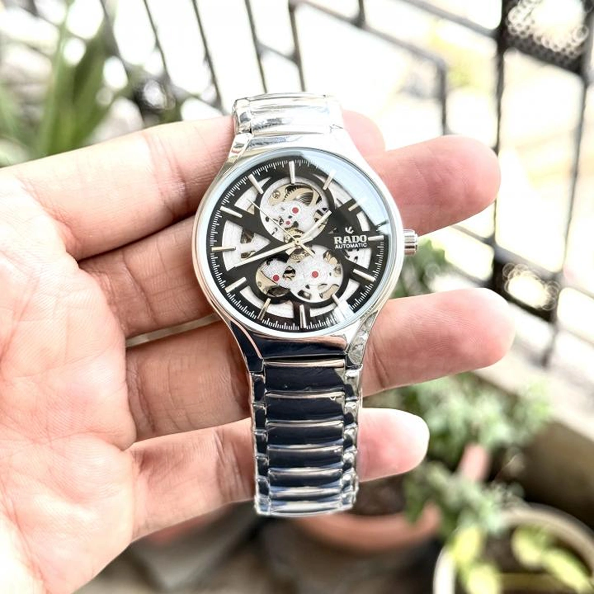 Premium Rado Automatic Watch Chain Strap For Men (BOT3907) - stayhit.in Premium Rado Automatic Watch Chain Strap For Men (BOT3907) - stayhit.in