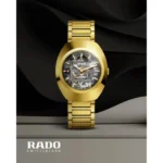 Premium Rado Diastar Skeleton Watch Automatic Gold For Men (SOS529) - stayhit.in