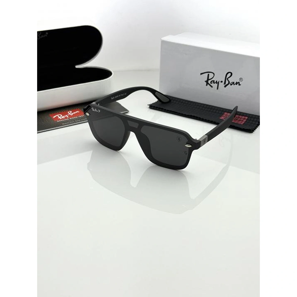 Premium Rayban Sunglass Black Black For Men (BOT3659) - stayhit.in