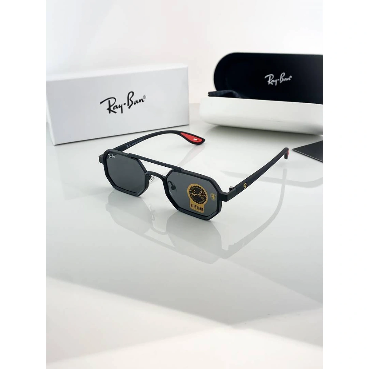 Premium Rayban Sunglasses Black For Men (BT76) - stayhit.in Premium Rayban Sunglasses Black For Men (BT76) - stayhit.in