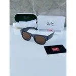 Premium Rayban Sunglasses Blue Brown For Men (BOT3266) - stayhit.in