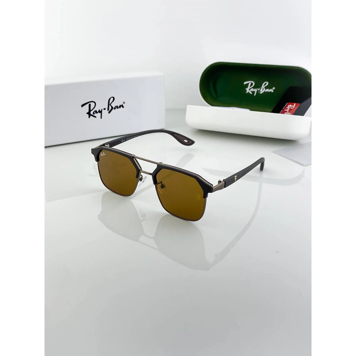 Premium Rayban Sunglasses Brownie For Men (BT73) - stayhit.in Premium Rayban Sunglasses Brownie For Men (BT73) - stayhit.in