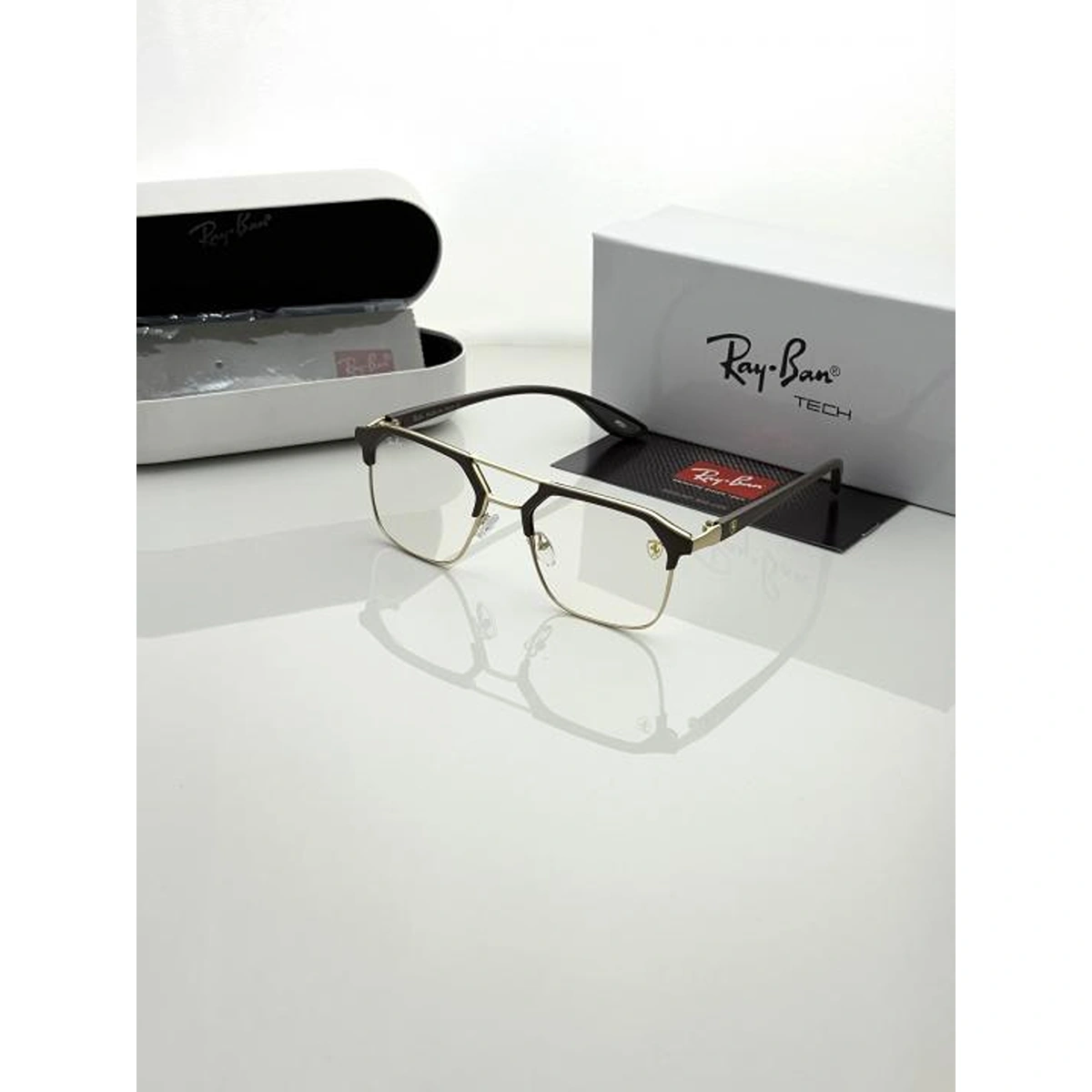 Premium Rayban Sunglasses Golden Brown For Men (BOT3547) - stayhit.in Premium Rayban Sunglasses Golden Brown For Men (BOT3547) - stayhit.in