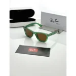 Premium Rayban Sunglasses Green Brown For Men (WS41) - stayhit.in