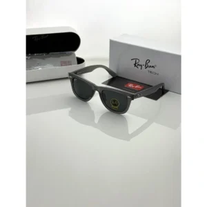 Premium Rayban Sunglasses Grey Black For Men (BOT3550) - stayhit.in