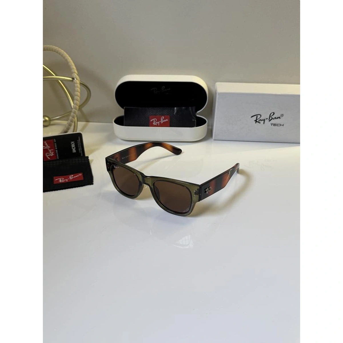 Premium Rayban Sunglasses Olive Brown For Men (BOT3427) - stayhit.in Premium Rayban Sunglasses Olive Brown For Men (BOT3427) - stayhit.in