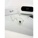 Premium Rayban Sunglasses Silver Frame For Men (BT75) - stayhit.in