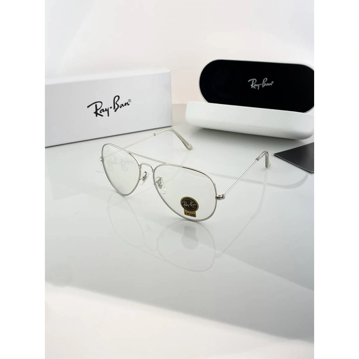 Premium Rayban Sunglasses Silver Frame For Men (BT75) - stayhit.in Premium Rayban Sunglasses Silver Frame For Men (BT75) - stayhit.in