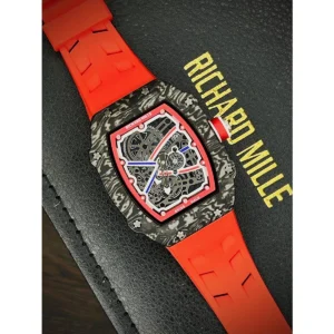 Premium Richard Mille Watch Red Strap For Men (SOS571) - stayhit.in