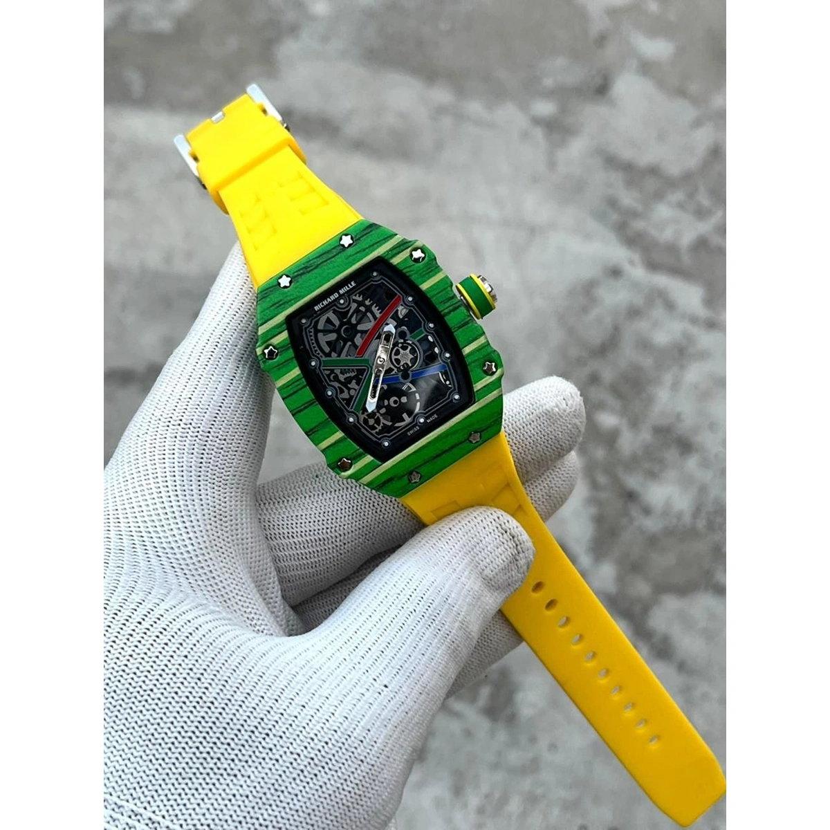Premium Richard Mille Watch Yellow Strap For Men (LAB1035) - stayhit.in Premium Richard Mille Watch Yellow Strap For Men (LAB1035) - stayhit.in