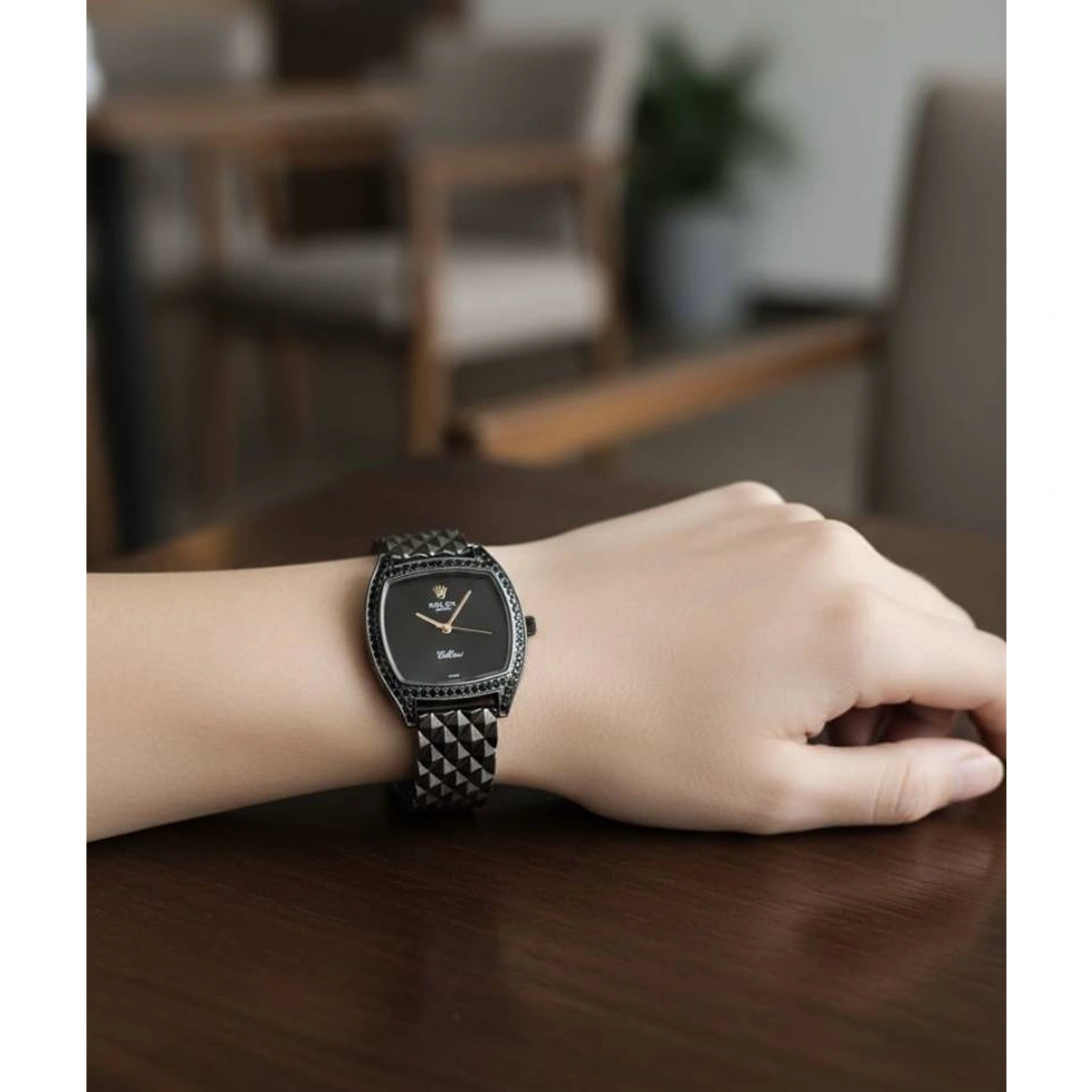 Premium Rolex Cellini Watch Black For Women (SOS684) - stayhit.in Premium Rolex Cellini Watch Black For Women (SOS684) - stayhit.in