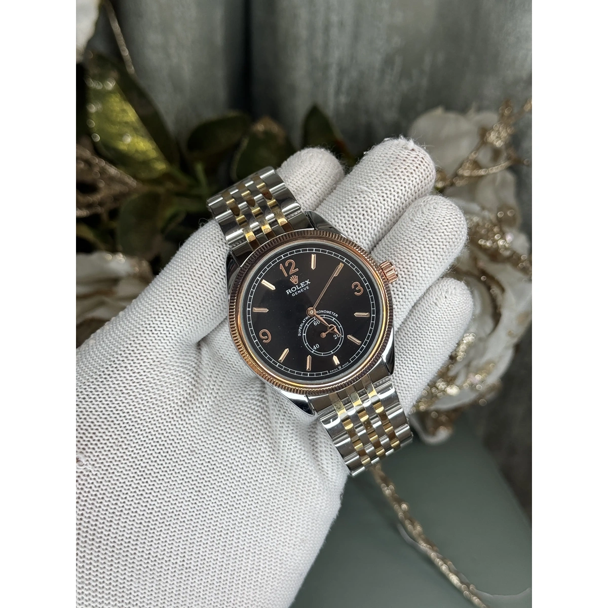 Premium Rolex Chronometer Watch Dual Tone For Men (JH600) - stayhit.in Premium Rolex Chronometer Watch Dual Tone For Men (JH600) - stayhit.in