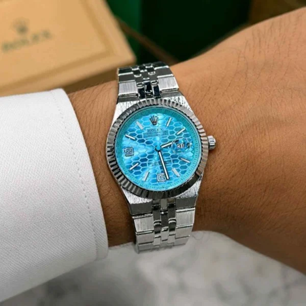Premium Rolex Land Dweller Tiffany Watch For Men (FGS178) - stayhit.in Premium Rolex Land Dweller Tiffany Watch For Men (FGS178) - stayhit.in