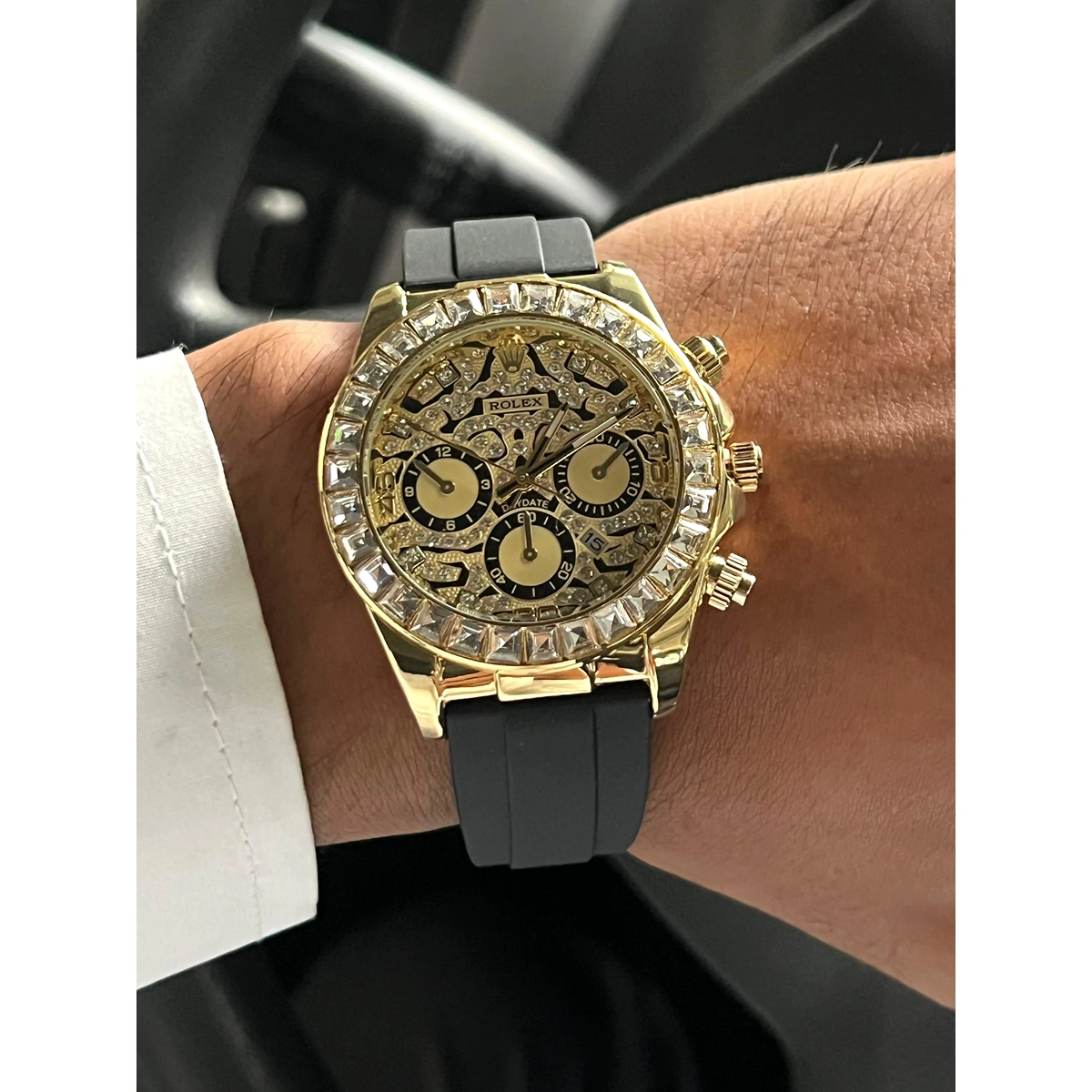 Premium Rolex Tiger Watch Gold For Men (JH470) - stayhit.in Premium Rolex Tiger Watch Gold For Men (JH470) - stayhit.in