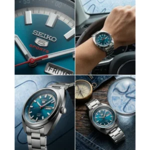 Premium Seiko 5 Sports Watch Turtle Blue For Men (SOS577) - stayhit.in