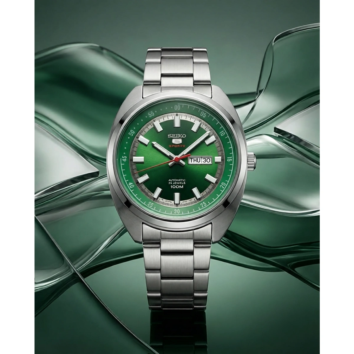Premium Seiko 5 Sports Watch Turtle Green For Men (SOS578) - stayhit.in Premium Seiko 5 Sports Watch Turtle Green For Men (SOS578) - stayhit.in