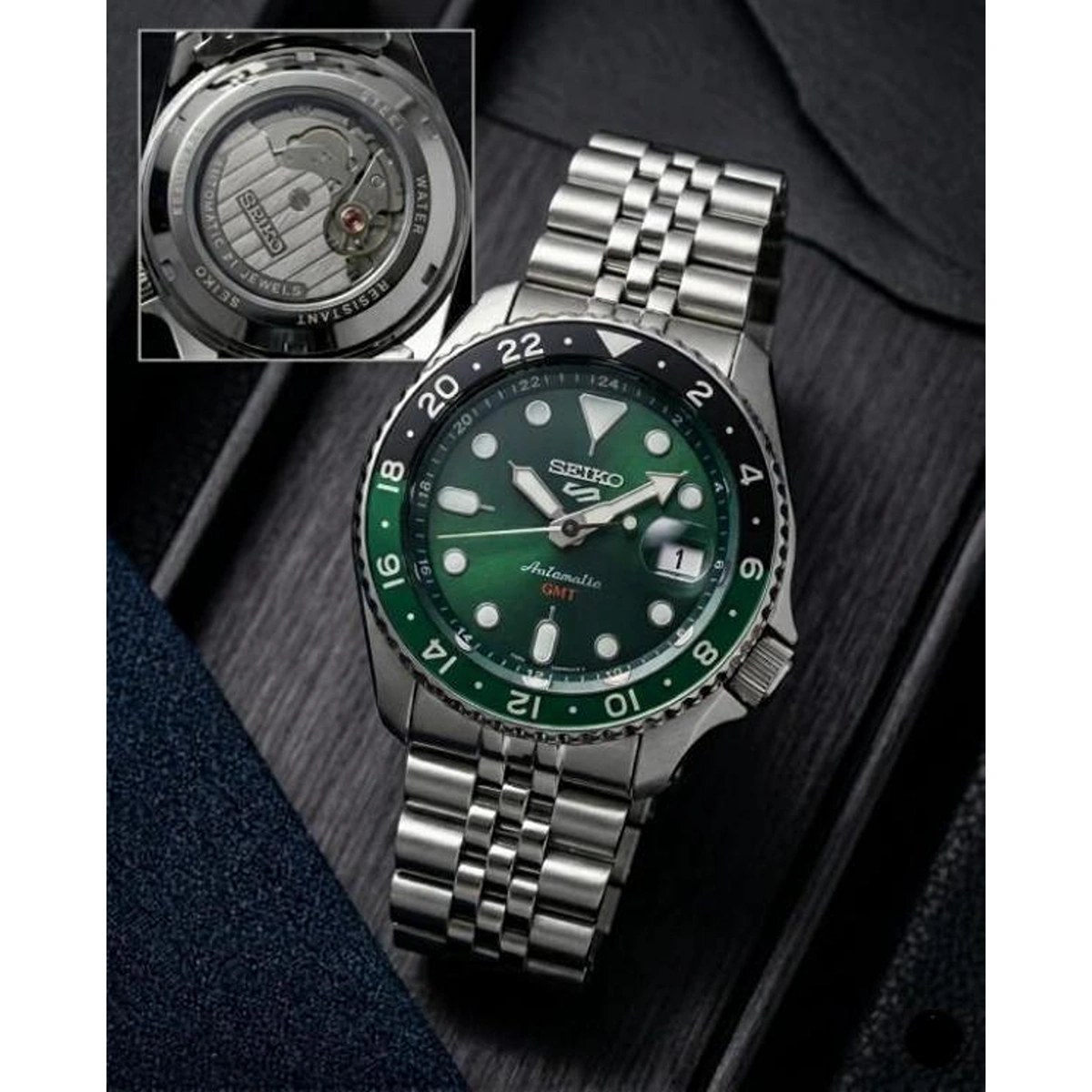 Premium Seiko GMT Quartz Watch For Men (BOT2978) - stayhit.in Premium Seiko GMT Quartz Watch For Men (BOT2978) - stayhit.in