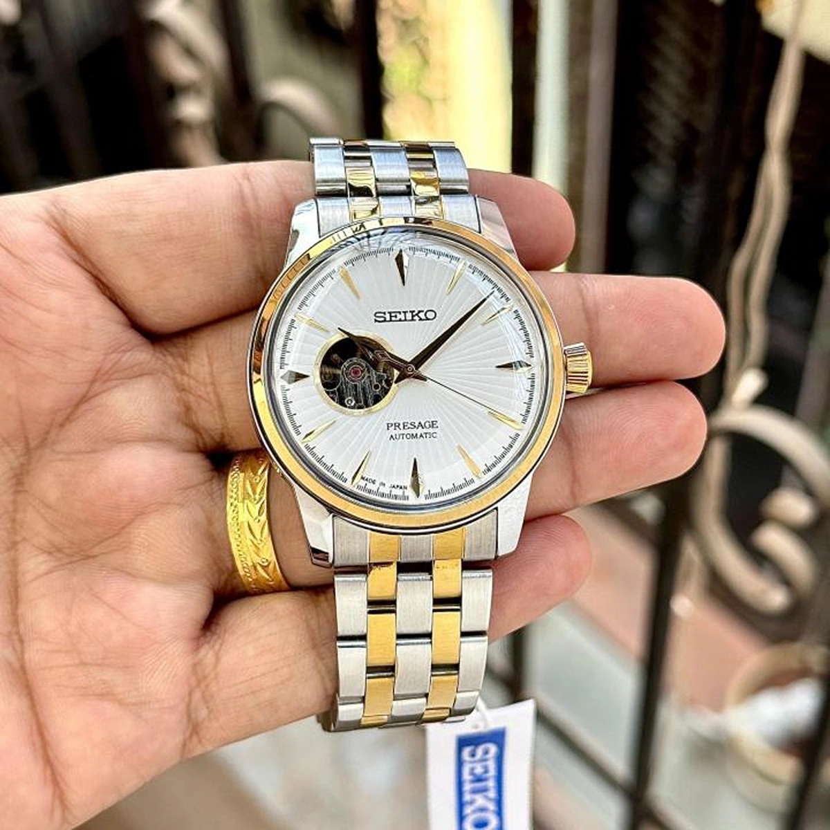 Premium Seiko Presage Automatic Watch Open Back For Men (BOT3709) - stayhit.in Premium Seiko Presage Automatic Watch Open Back For Men (BOT3709) - stayhit.in