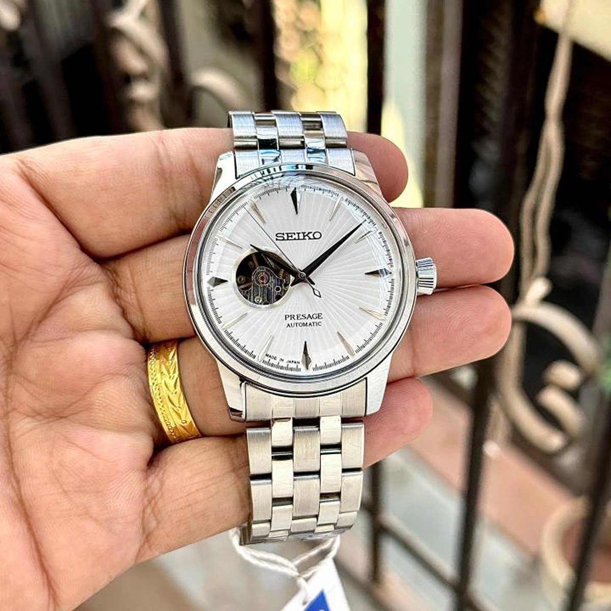 Premium Seiko Presage Watch Automatic White For Men (BOT3711) - stayhit.in Premium Seiko Presage Watch Automatic White For Men (BOT3711) - stayhit.in