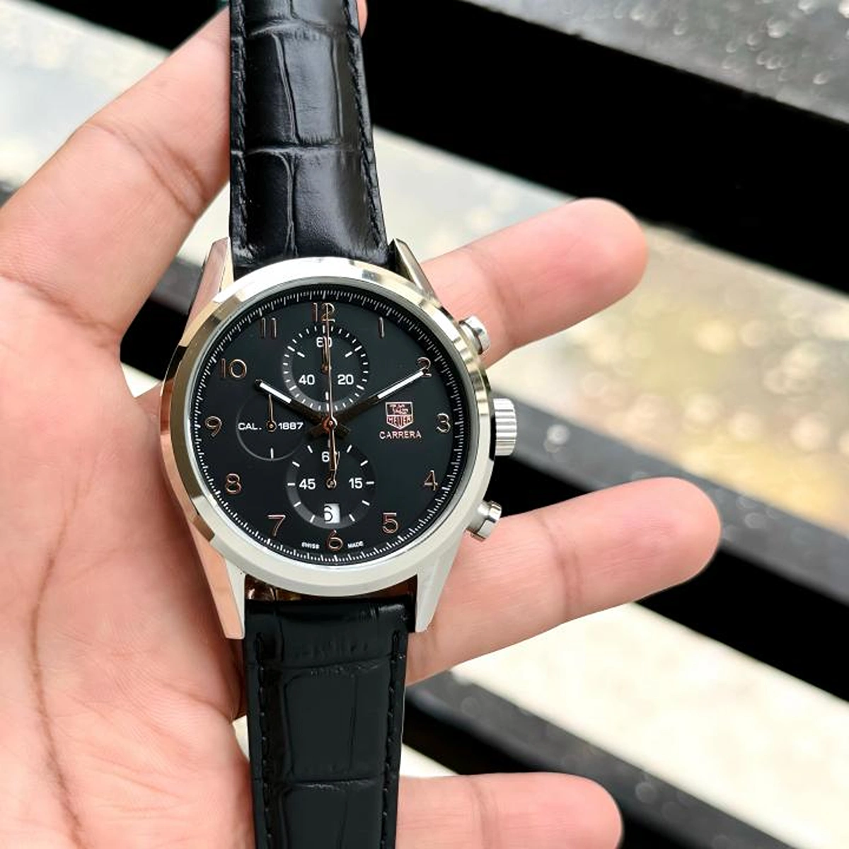 Premium Tag Heuer Carrera Calibre Watch Black For Men (WS187) - stayhit.in Premium Tag Heuer Carrera Calibre Watch Black For Men (WS187) - stayhit.in