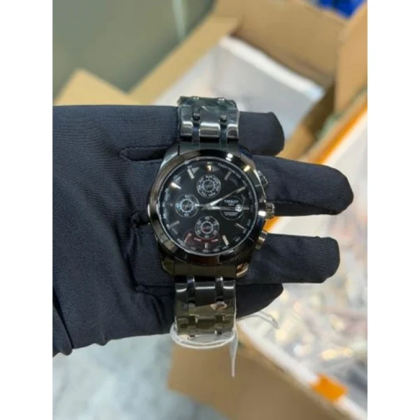 Premium Tissot 1853 Chronograph Watch Black For Men (FGS174) - stayhit.in Premium Tissot 1853 Chronograph Watch Black For Men (FGS174) - stayhit.in