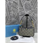 Premium Tory Burch Jacquard Shoulder Bag With Og Box For Women (BT118) - stayhit.in