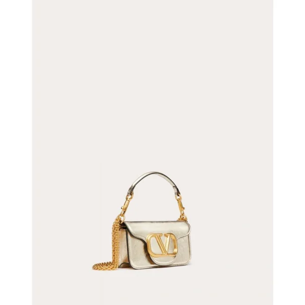 Premium Valentino V Logo Small Shoulder Bag Silver With Og Box For Women (BT239) - stayhit.in Premium Valentino V Logo Small Shoulder Bag Silver With Og Box For Women (BT239) - stayhit.in