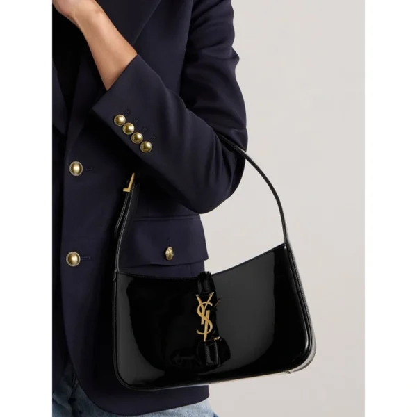 Premium Ysl Patent Hobo Bag Black With Og Box For Women (BOT2813) - stayhit.in Premium Ysl Patent Hobo Bag Black With Og Box For Women (BOT2813) - stayhit.in
