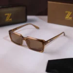 Premium Zikrain Sunglasses Peach Brown For Men (SOS305) - stayhit.in