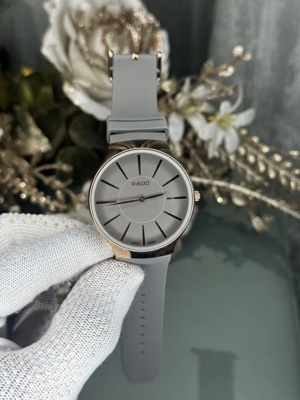 Rado Copper Watch Grey Silicon Strap For Men