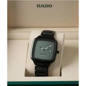 Rado True Square Watch Black Green For Men
