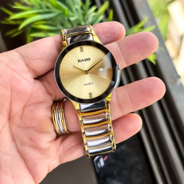 Rado Watch Gold TT Gold For Men Rado Watch Gold TT Gold For Men