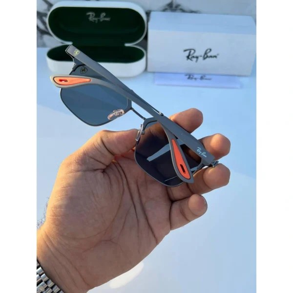 Rayban Sunglass Grey Black For Men Rayban Sunglass Grey Black For Men