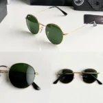 Rayban Sunglasses Gold Green For Men