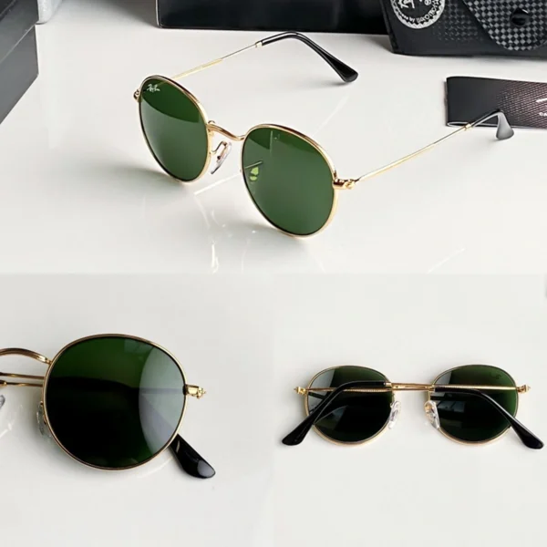 Rayban Sunglasses Gold Green For Men Rayban Sunglasses Gold Green For Men